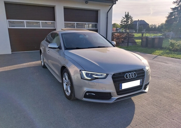 Audi A5 cena 59600 przebieg: 159000, rok produkcji 2016 z Jedwabne małe 121